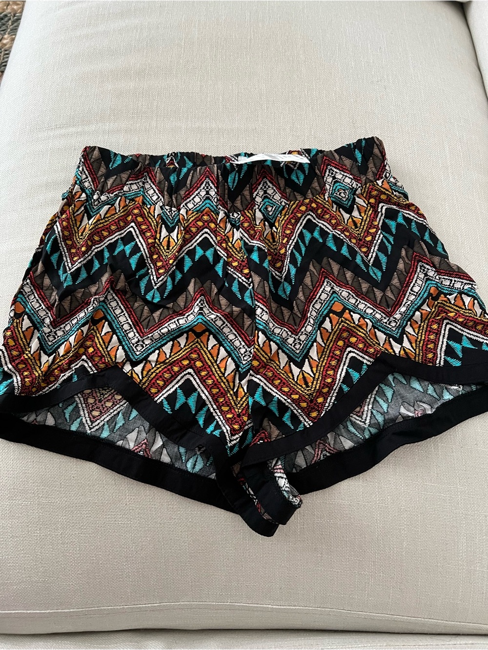 Women’s Printed Chevron Aztec  Lounge Shorts nwt size small